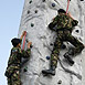 Marine Cadets rock climbing
