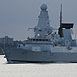 HMS DAUNTLESS on the Thames