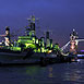 HMS BELFAST   ST PATRICKS DAY 2013