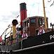 Portwey 90 yr old Steam Tug takes RoyalNavy Salute 3