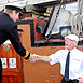 Portwey 90 yr old Steam Tug takes Royal Navy Salute 4