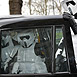 Stormtroopers arrive by taxi