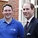 HRH Prince Edward & Captain Andrew Cooney [Army]