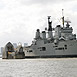 HMS Ark Royal leaves London